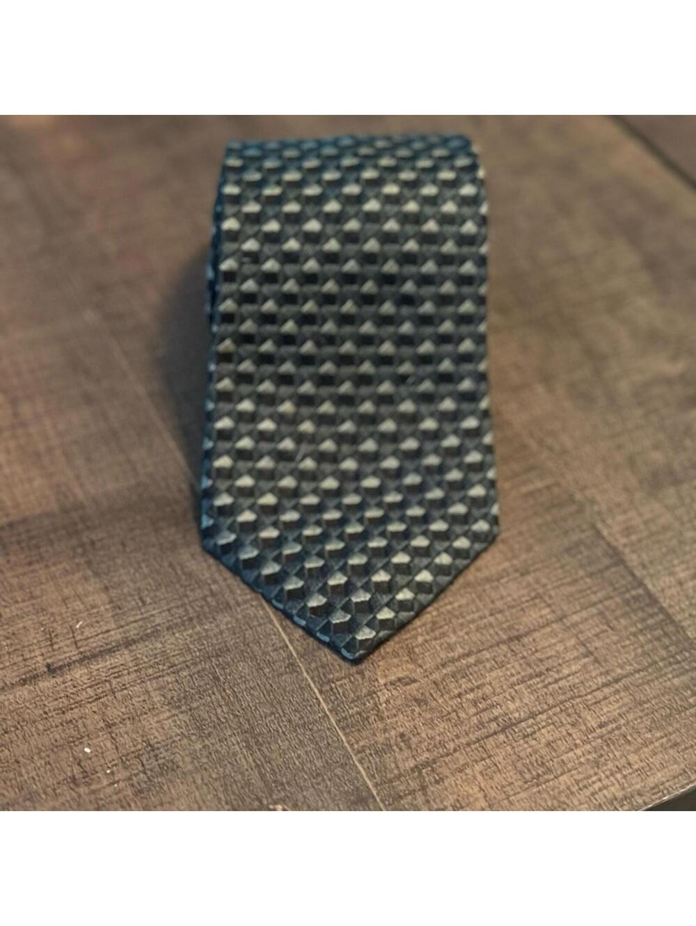 Covington Geometric Black Tie